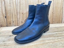 GUCCI Vintage Black Leather Chelsea Ankle Boots Women's Sz:- EUR 38.5 US 8.5