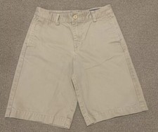 Vineyard Vines Boys Classic Fit Club Chino Shorts Sz 12 Tan Khaki 9  Inseam EUC
