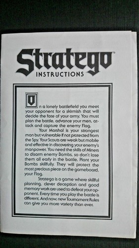Vintage Stratego board Game ( MB ) 1986 - Picture 7 of 11