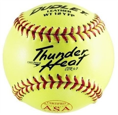 12 in. Poly Core Thunder Heat Softball Dual Stamp ASA & NFHS
