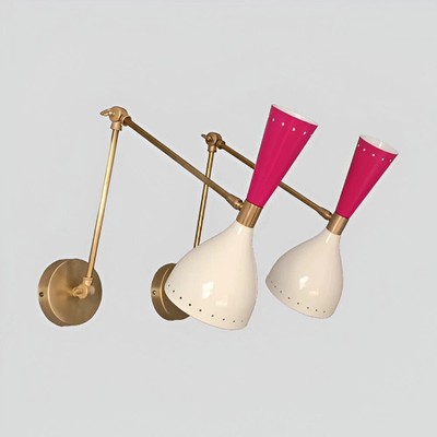 Adjustable Wall Fixture Lamps Light Mid-Century Modern Brass Wall lamp