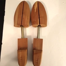 COLE HAAN Cedar Shoe Trees Stretchers Wooden Inserts Shapers Made U.S.A Size XL