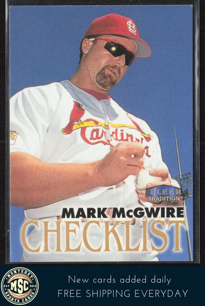 Mark McGwire 1998 Fleer Tradition #573 St. Louis Cardinals