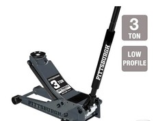 3 Ton Low Profile Floor Jack Lift Heavy Duty Steel Dual Piston With Rapid Pump
