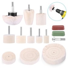 Car Polishing Pads for Drill Heatigo 14 PCS Buffing Pad Polishing Wheel Mop Kits