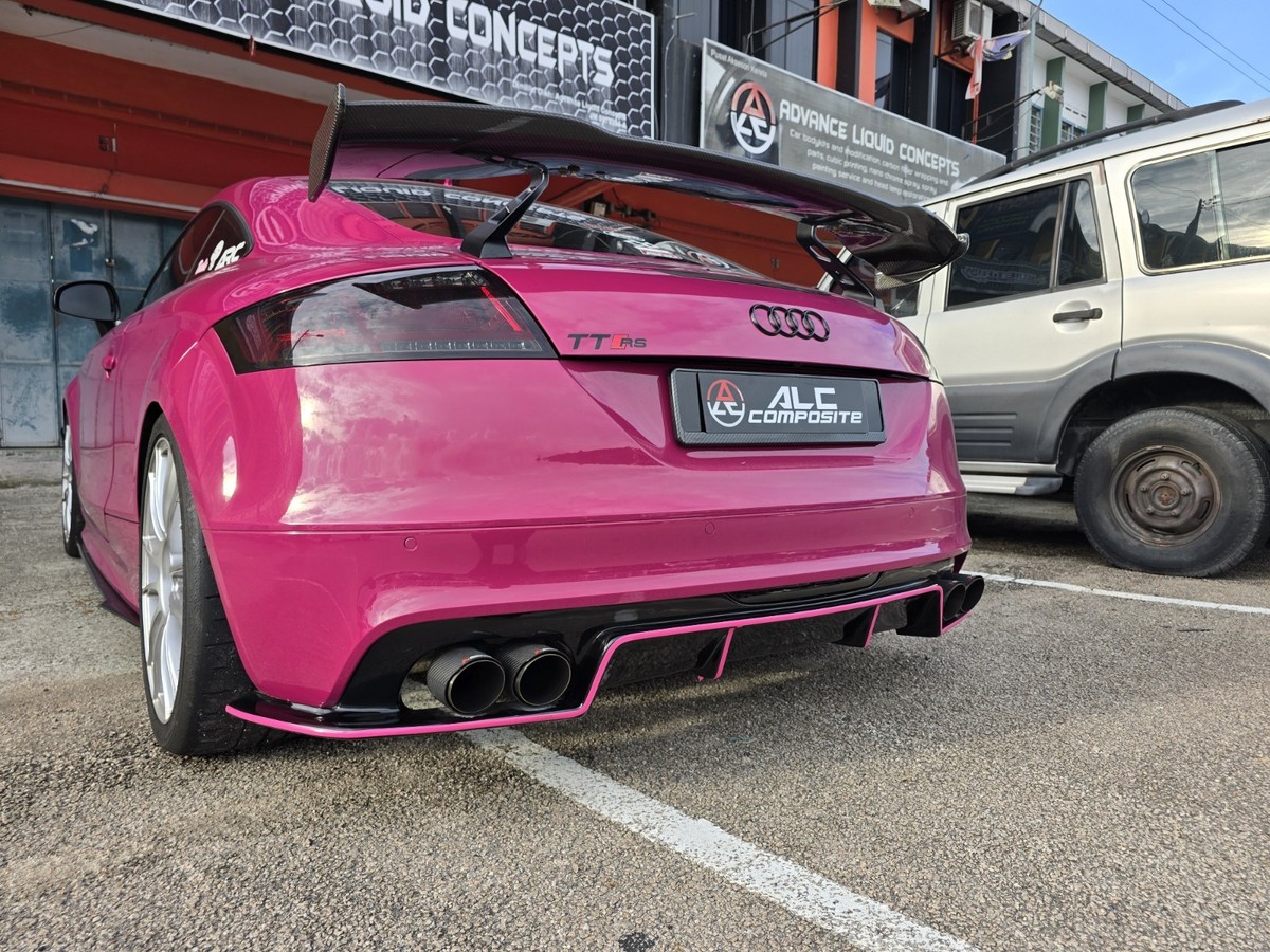 Fit For Audi TTS/TTRS MK2 8J FRP Rear bumper Lower Valance