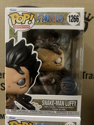 Funko Pop Vinyl: One Piece Snake-Man Luffy (Metallic) Funko Special Edition 1266