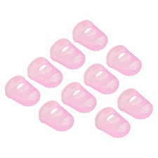 Finger tip protection non-slip fingertips 20 pieces 29mm pink