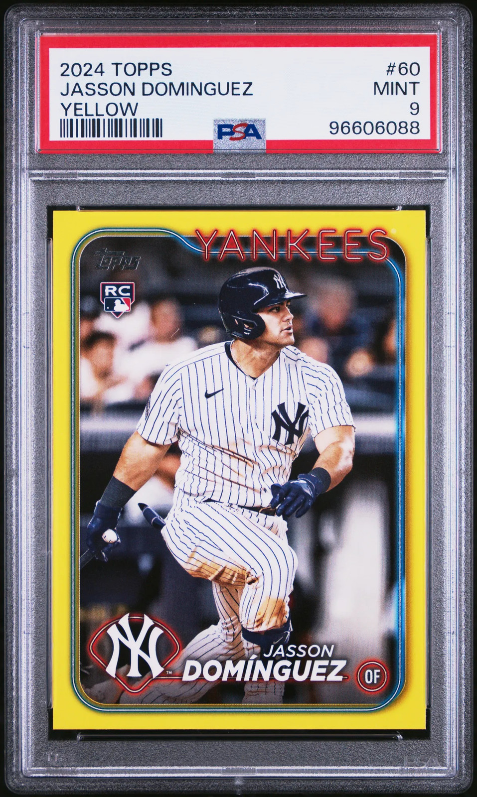 2024 Topps Jasson Dominguez #60 Yellow PSA 9