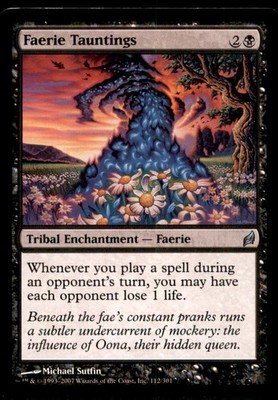 Faerie Tauntings LP Light Play Lorwyn MTG [7172]