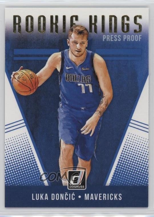 2018-19 Panini Donruss Rookie Kings Press Proof Luka Doncic #20 RC