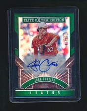 JOHN CURTISS 2015 PANINI ELITE EXTRA EDITION GREEN AUTO PARALLEL 05/25 #161