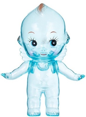 15cm Obitsu Kewpie Doll Clear Light Blue  Figure Ornament Japan Limited
