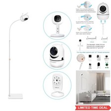 Adjustable Height Baby Monitor Floor Stand 67 Inch Aluminum Gooseneck Camera