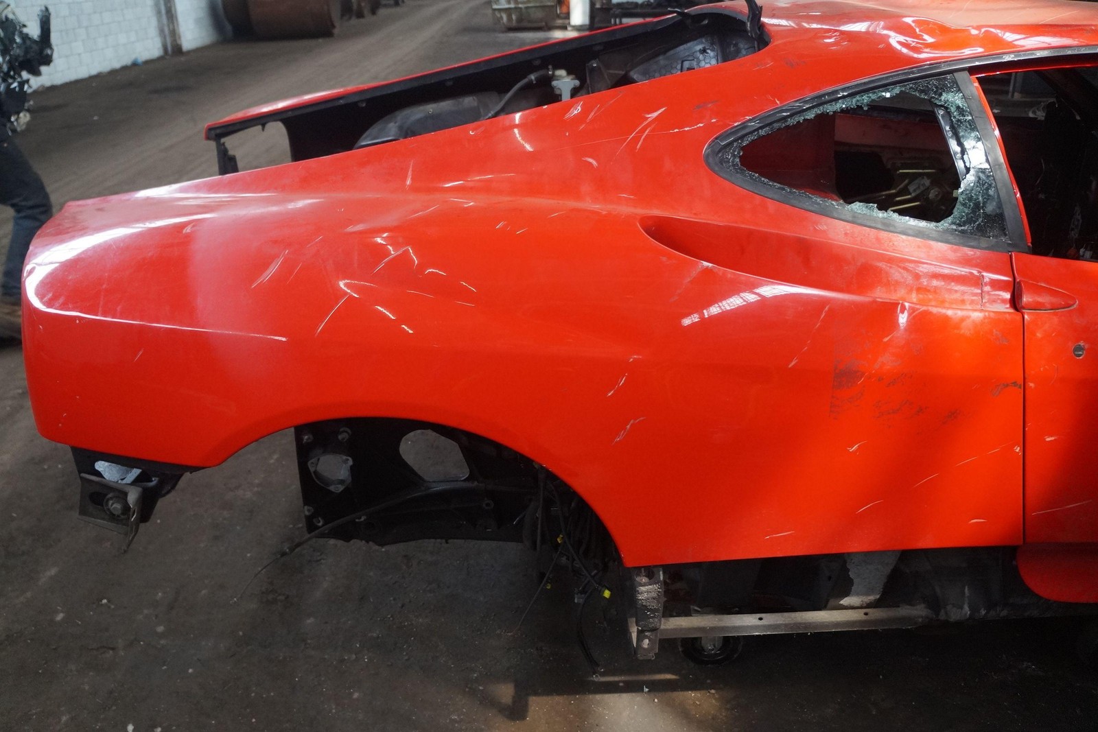 Rear Right Quarter Panel Body Structural Cut Red Ferrari 360 Modena 2001 *Note