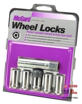 McGard 25540 Chrome (1/2''-20 Thread Size) Tuner Style Cone Seat Wheel Lock,