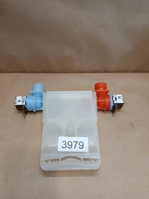 Whirlpool Washer Water Inlet Valve Assembly W10501149 Rev D OEM Hot Cold #3979