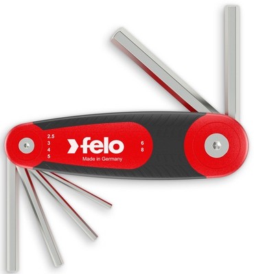 Felo Innensechskant Schlüssel Handklapphalter 6-teilig 345 HEX 2,5 - 8,0 mm