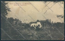 Vicenza Velo d'Astico Montanina Fogazzaro PIEGHE cartolina BB8489