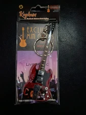Angus Young • AC/DC • Mini Guitar Keychain 3.5" (Approx Size)