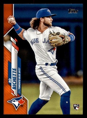 2020 Topps Orange 99 Made # 78 Bo Bichette RC - Toronto Blue Jays