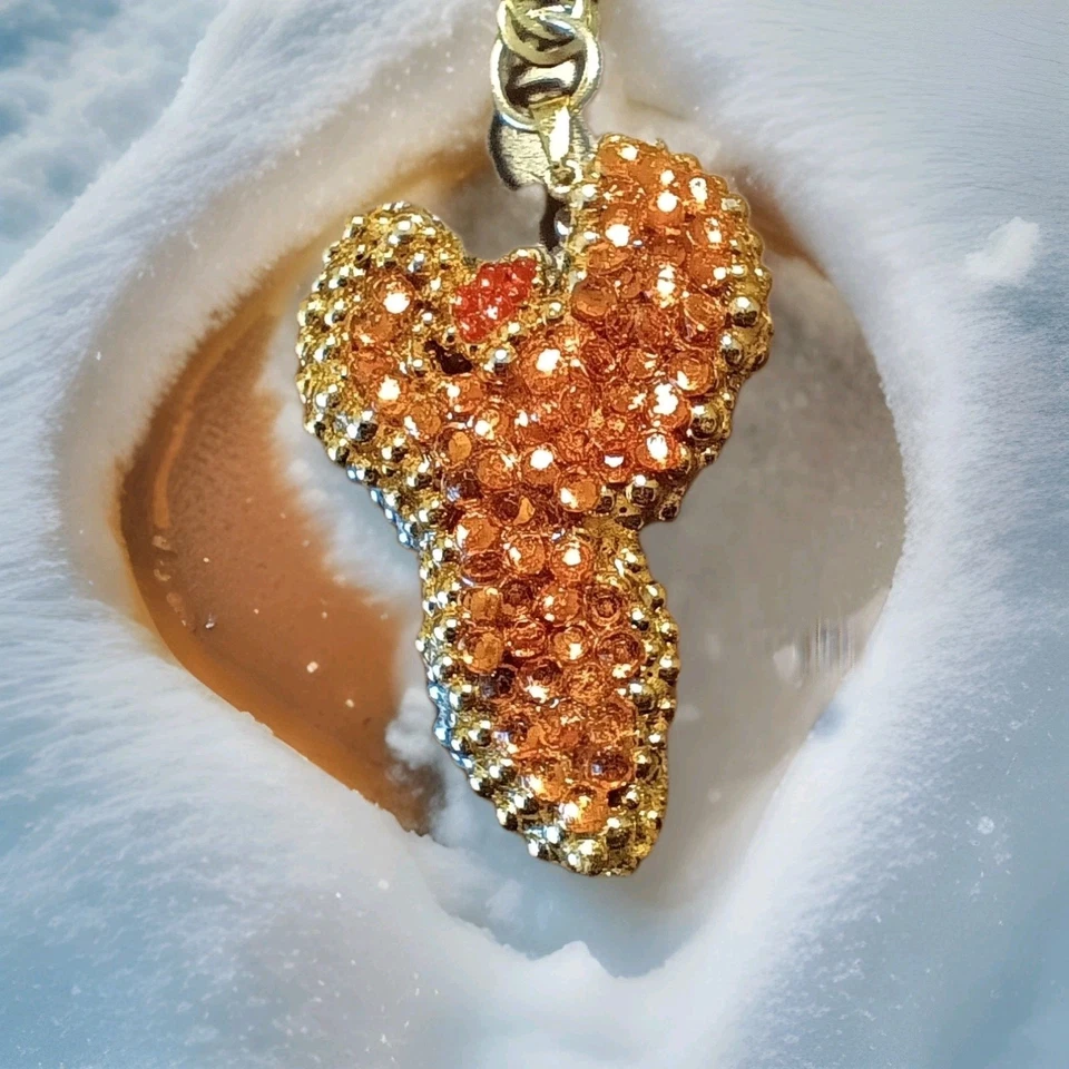 Warrior Phoenix 吊坠项链-施华洛世奇水晶-完美节日礼物! — 第 2/4 张图片