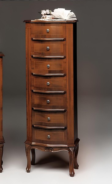 Kommode Mit 6 Schubladen Sideboard Weiß Anrichte Holz Schubladenschrank Schrank-image