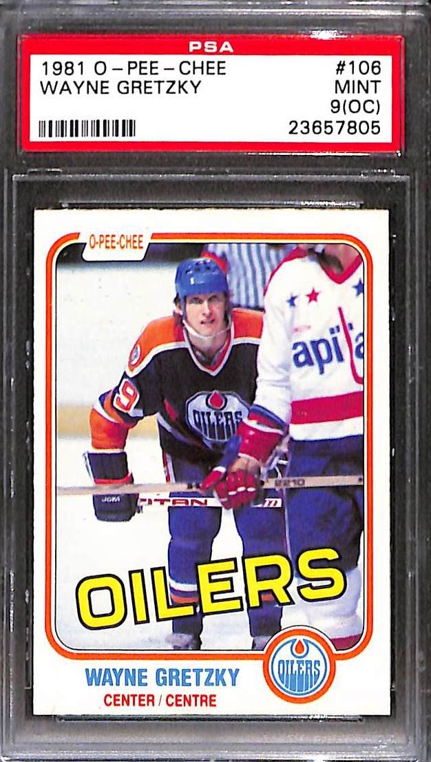 1981 OPC O-Pee-Chee #106 Wayne Gretzky PSA 9OC  23657805 