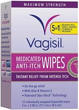 Vagisil Anti-Itch Feminine Intimate Wipes 12pcs Maximum