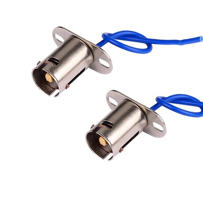 Lamphouder Ba15d messing M10x1 | First Light