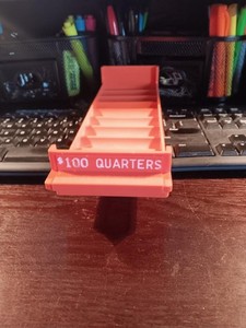 Bank Teller Plastic Quarter Tray