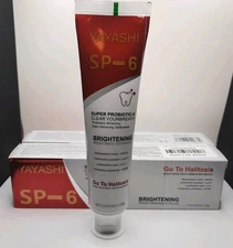 Yayashi SP-6 Probiatic-6 Clear Your Breath Toothpaste New 2pk