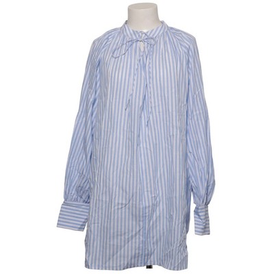 H&M, Bluse, Größe: M, Blau/Weiß, Baumwolle, Streifen, Damen #DPd