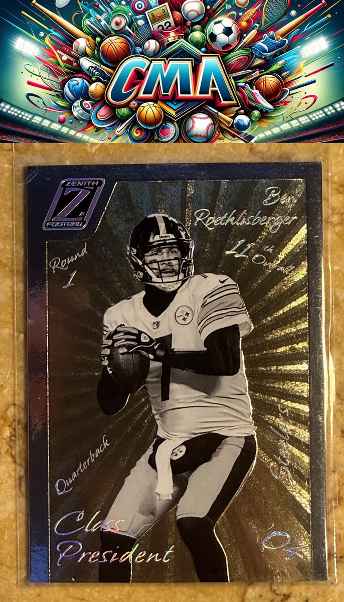 2022 Zenith #CP-2004 Ben Roethlisberger Class President | eBay