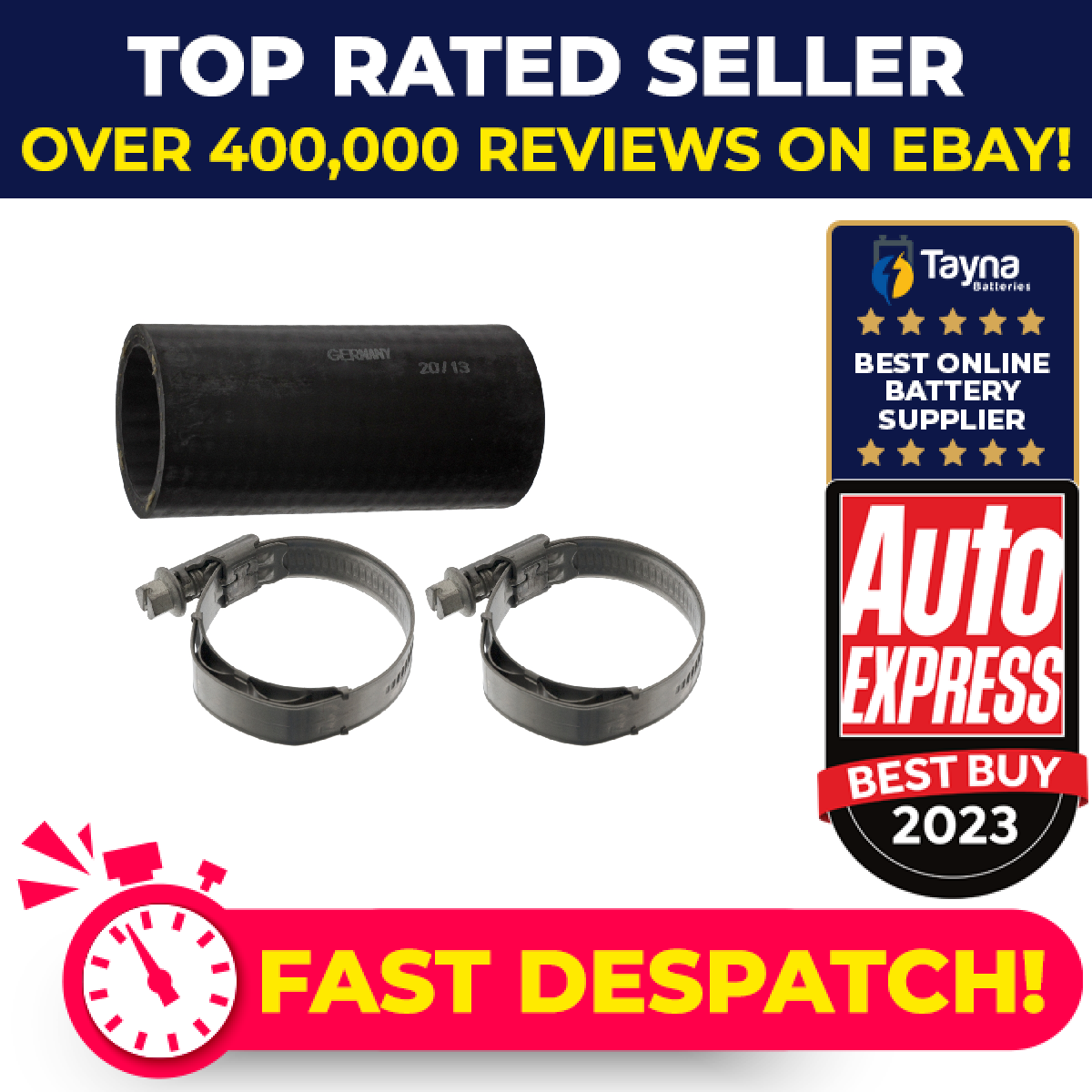 Radiator Hose 49122 Febi Coolant 1376295 1376295S1 Genuine Quality Guaranteed
