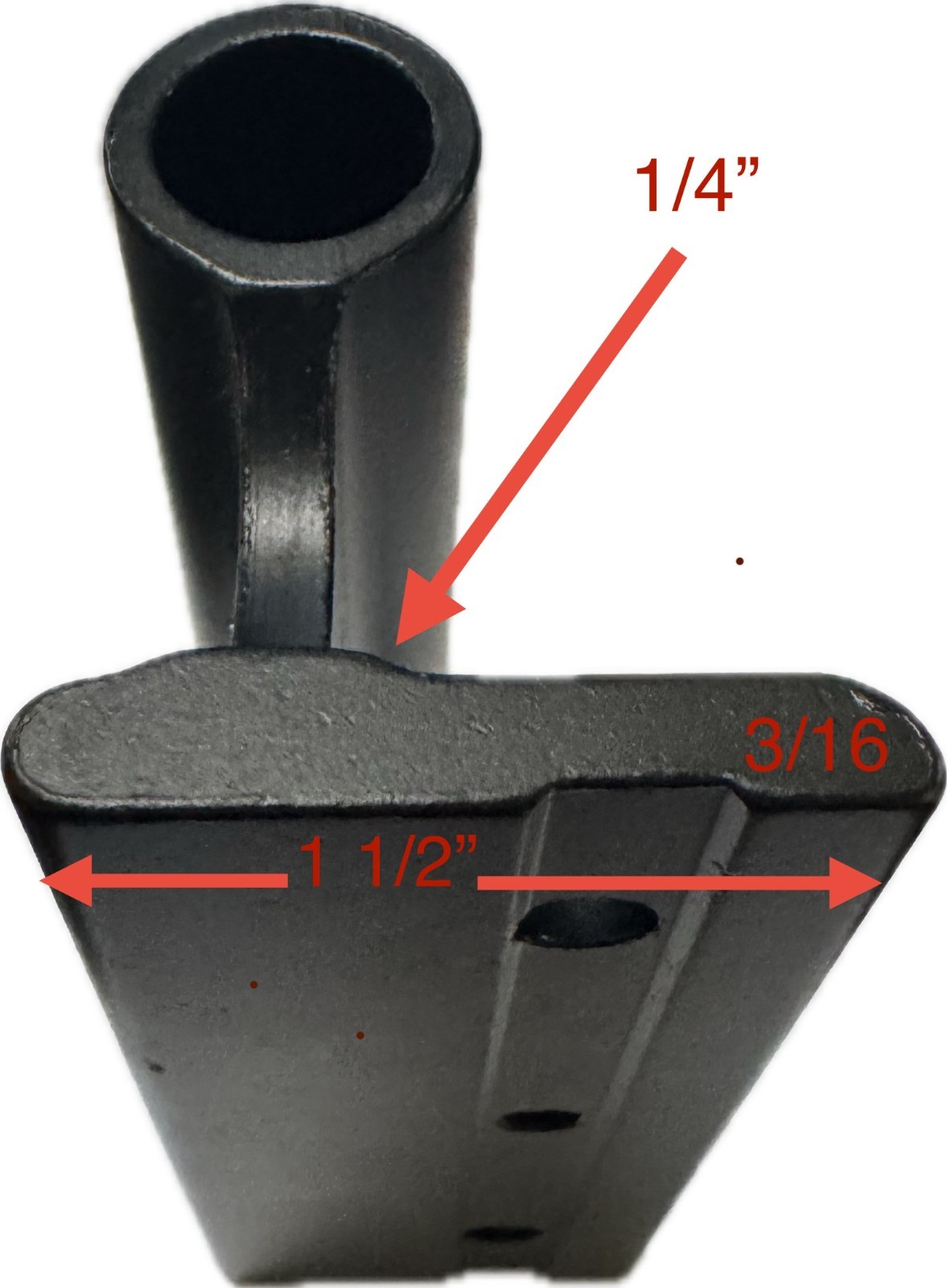 Sunlite 15mm x 100mm Boost Thru-Axle Alloy Bike Block Fork Mount Truck Bed Rack