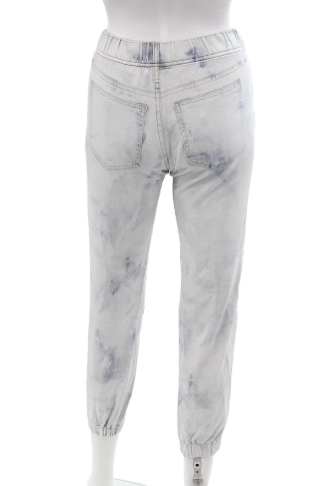 Rag & Bone Women Gray Jogger Sweatpants Button Cotton Petite Size 2XS - Image 3 of 4