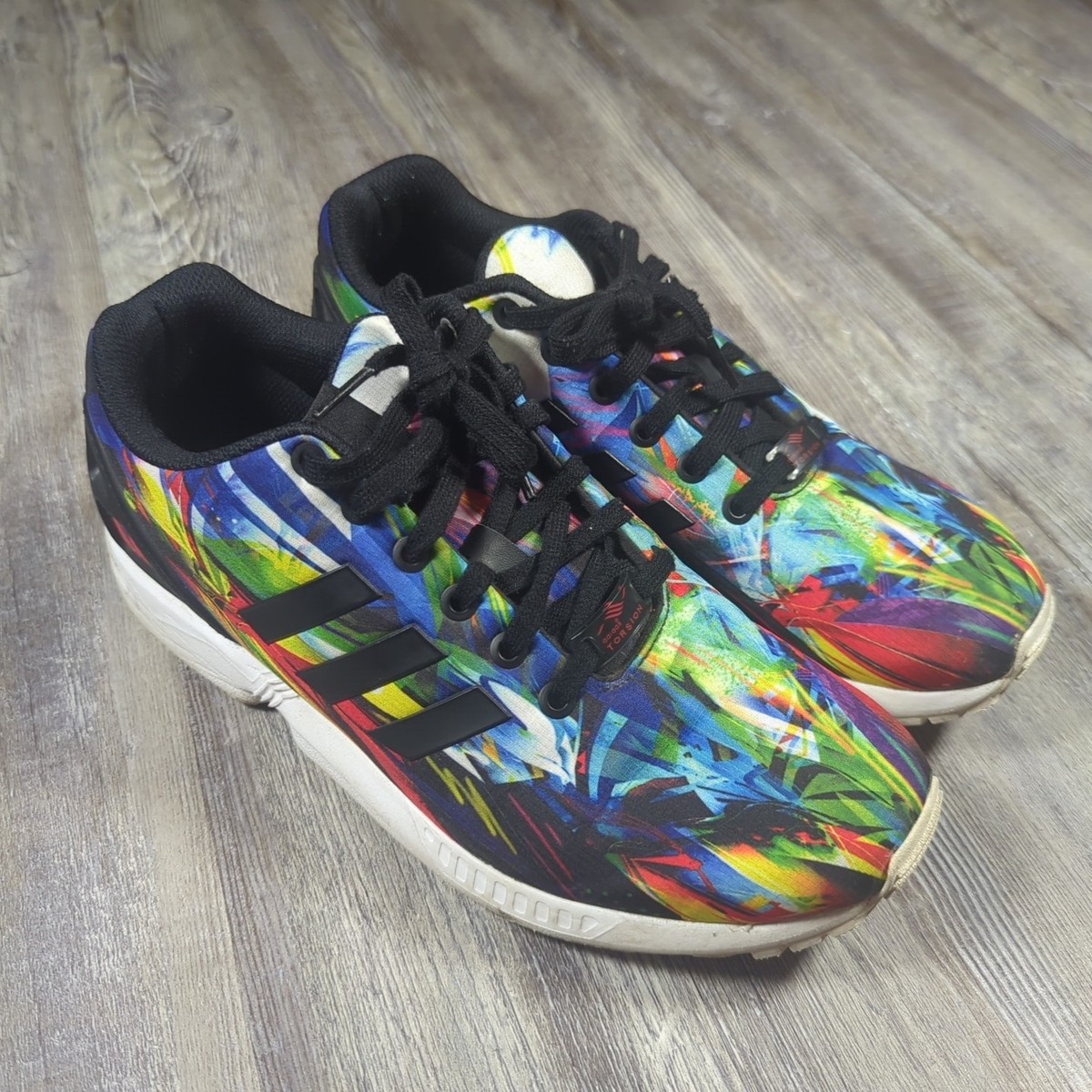 Size 8 - Adidas ZX Flux Multi-Color for sale online | eBay