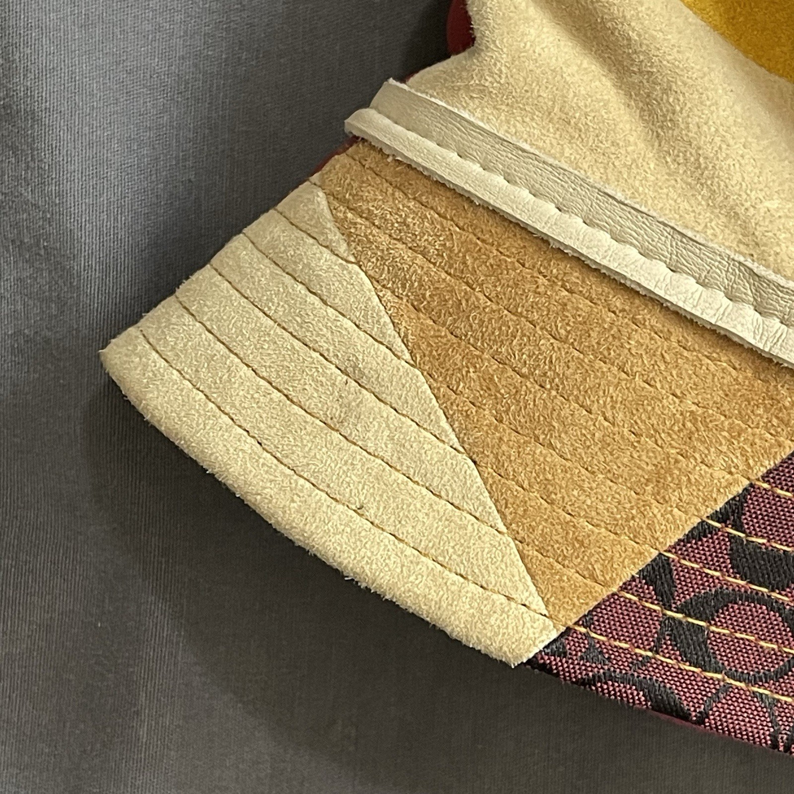 Coach Patchwork Bucket hat Size Small - image 12