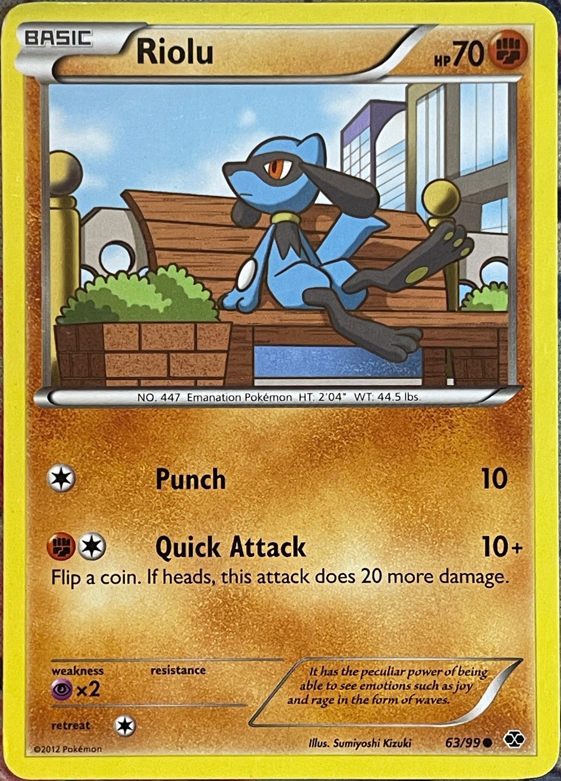 Riolu - 63/99 - Next Destinies Pokemon 2012