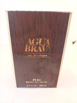 PUIG EAU BRAVA EAU DE COLOGNE 100 ML SPLASH PARFUM VINTAGE HERREN