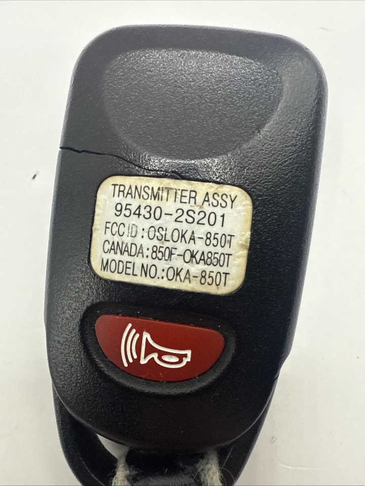 Mando a distancia con llavero Hyundai Tucson 2010-2015 3 botones OEM 95430-2S201 OSLOKA-850T Foto 3 de 3