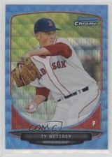 2013 Bowman Chrome Wrapper Redemption Blue Wave Refractor Ty Buttrey #BCP139 c7y