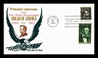 DR JIM STAMPS US COVER ABRAHAM LINCOLN PROMINENT AMERICANS FDC COMBO KHOL KRAFT