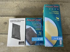 RA Activated Carbon Filter Insert for AquaClear 110/500 2 Pack  Filter Foam