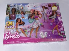 Mattel Barbie Christmas Advent Calendar Includes Doll. 24 Gift To Unlock. NEW