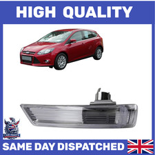 FOR FORD FOCUS MK2 MK3 DOOR WING MIRROR INDICATO LENS CLEAR R?GHT PASSENGER SIDE
