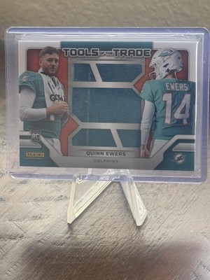 2025 Panini Instant Tools of the Trade Quinn Ewers TOTT-23 RC Patch /99 Dolphins