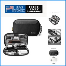 Multiple Handle Portable Tech Organizer Pouch - Stylish Solution for Travelers