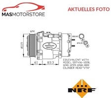 KOMPRESSOR KLIMAANLAGE NRF 32198 P NEU OE QUALITÄT